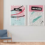 Posters set of 2 - High quality - Abstract 04