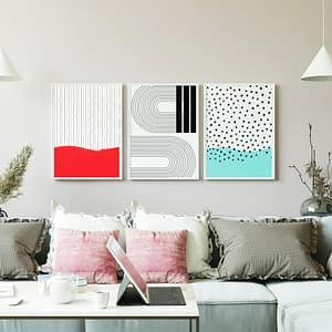 Posters set of 3 - High quality - Abstract 2