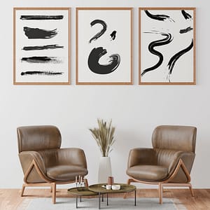 Posters set of 3 - High quality - Abstract 3