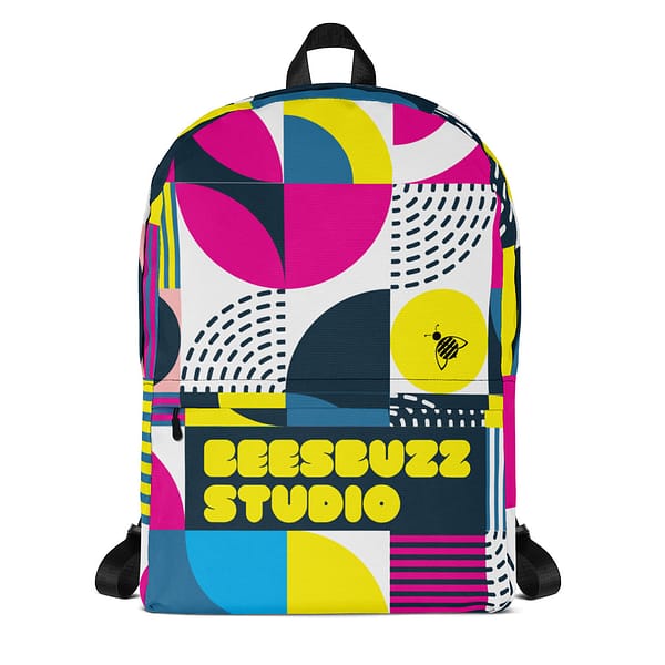 Backpack "Colorful shapes" high quality