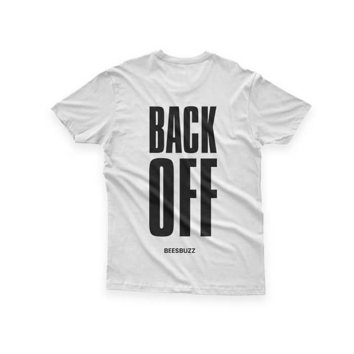 Women t-shirt "back off" high quality