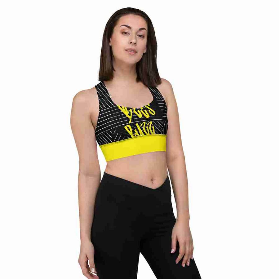 all over print longline sports bra white right front 627b827166239