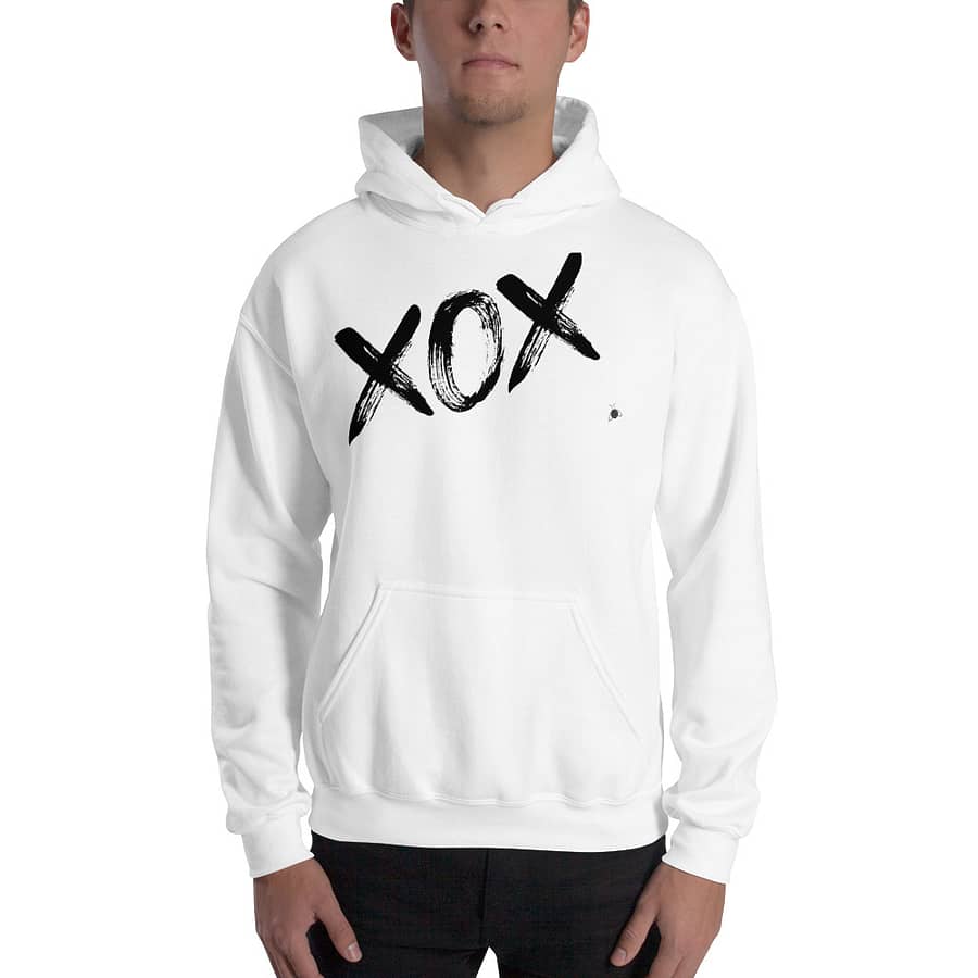 Men's hoodie "XOX" high quality