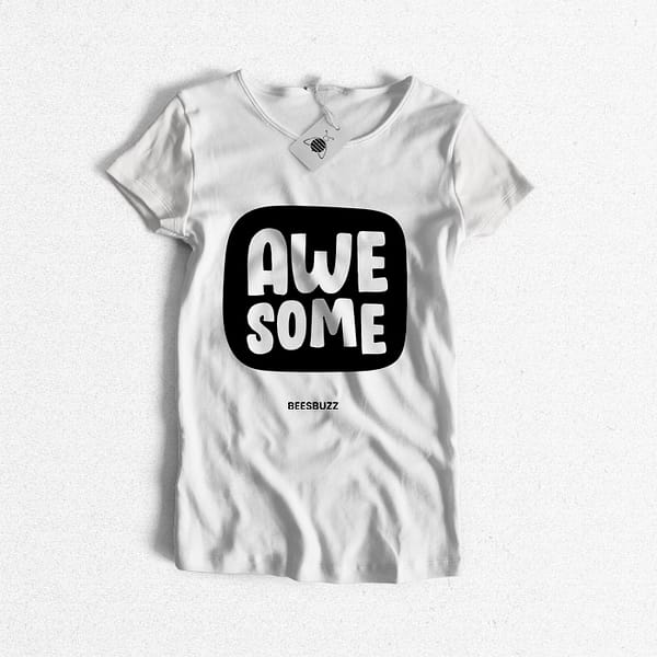 Women's T-Shirt design "awesome" high quality